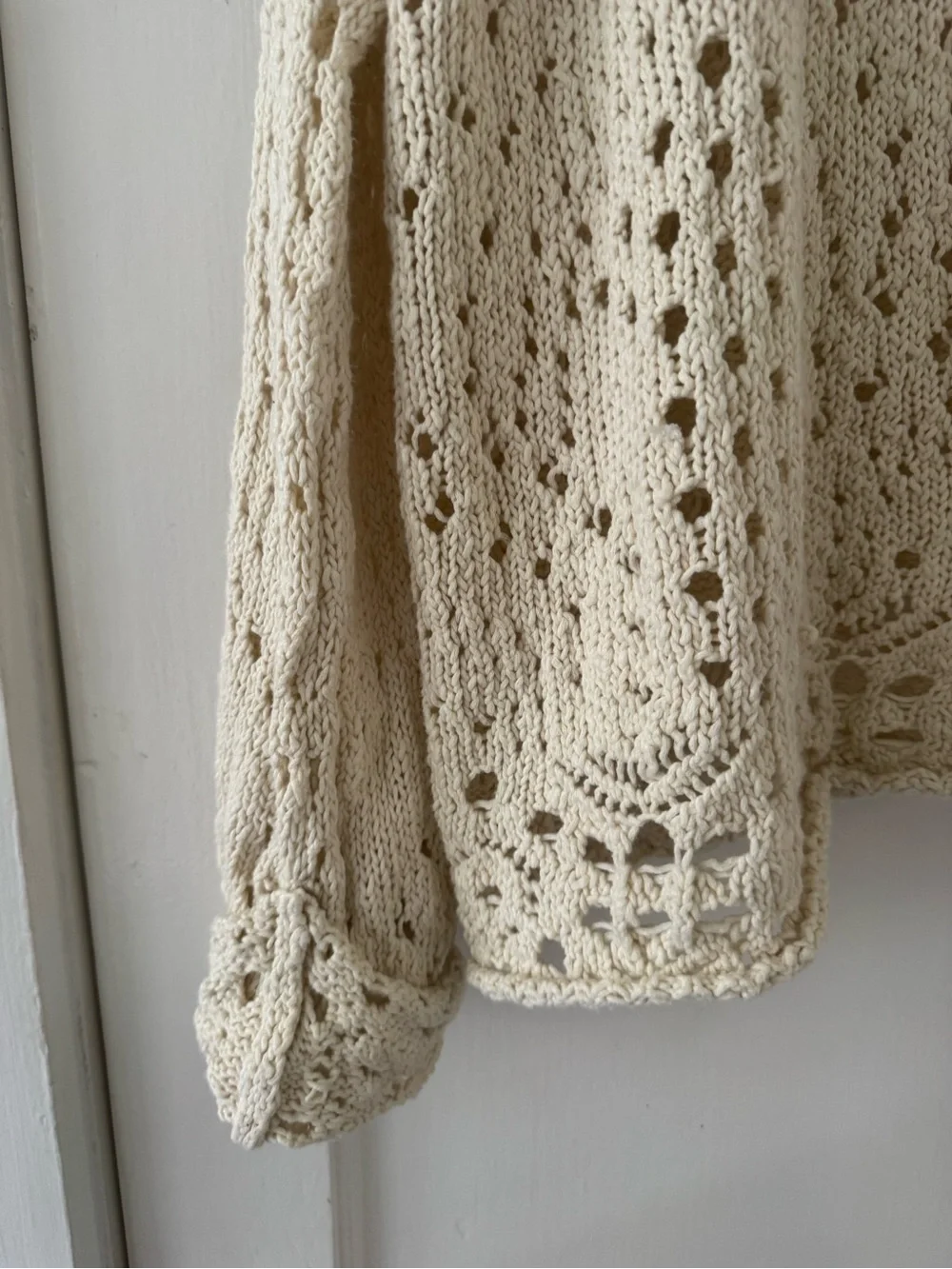 Free People Crochet Sweater